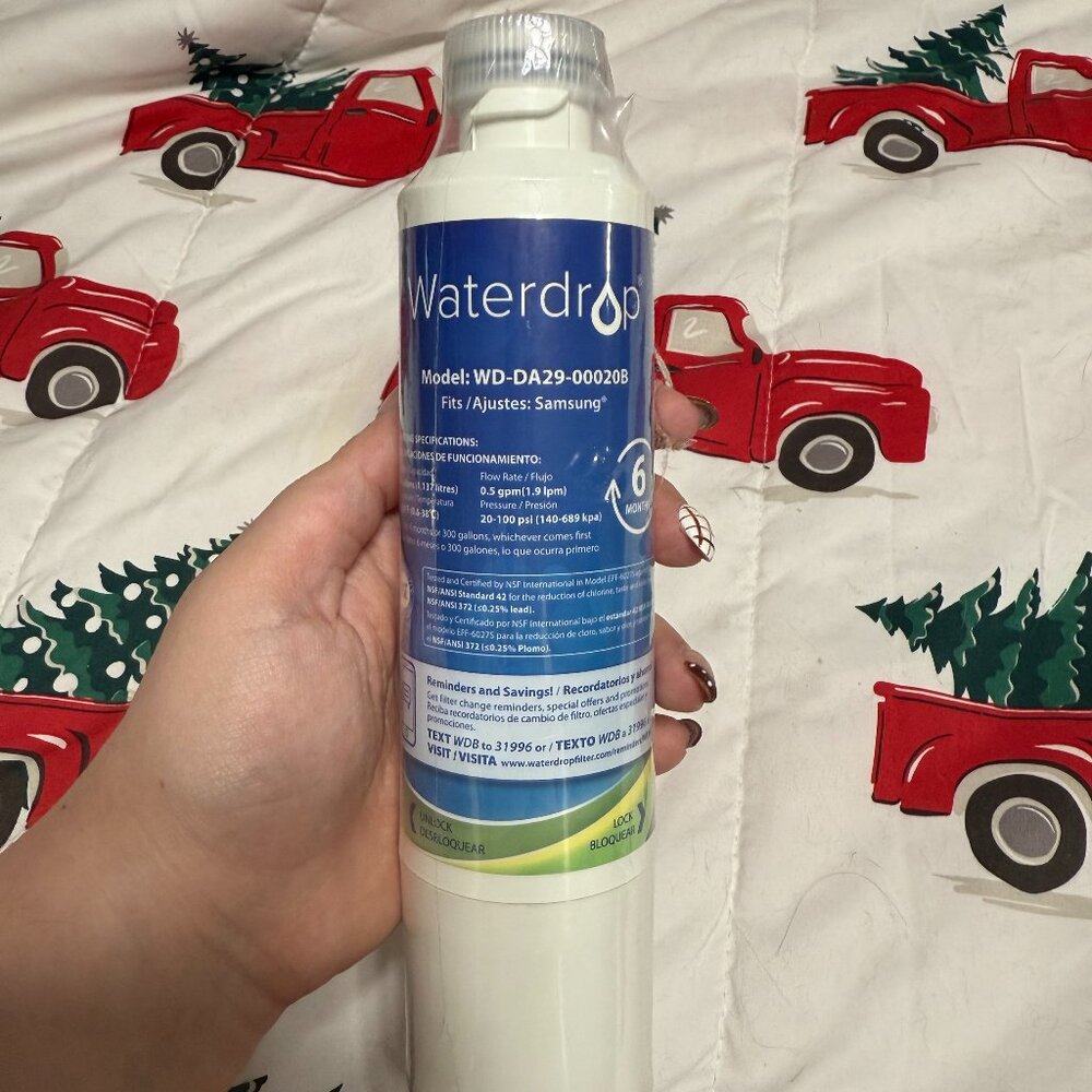 Waterdrop Refrigerator Water Filter – Model WD-DA29-00020B (Fits Samsung)
